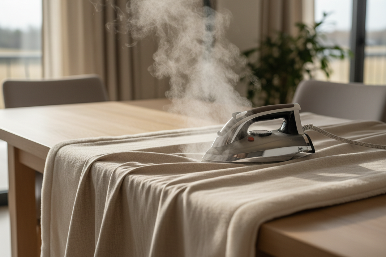 How to iron curtains without damage