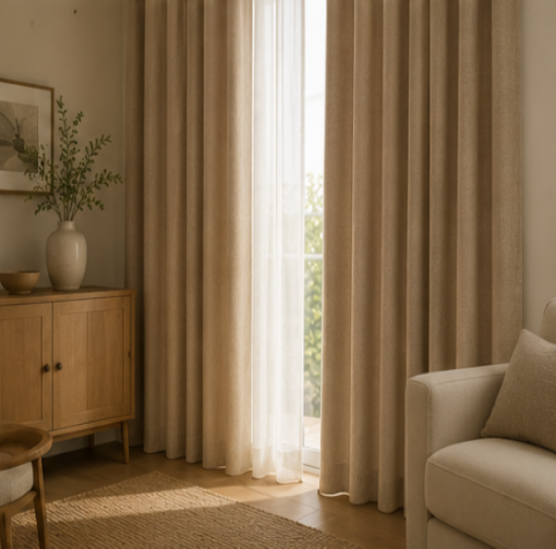 Tessivra Blackout Curtains | Bronze, Brown & Gray
